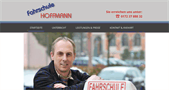 Desktop Screenshot of fahrschule-hoffmann-dl.de
